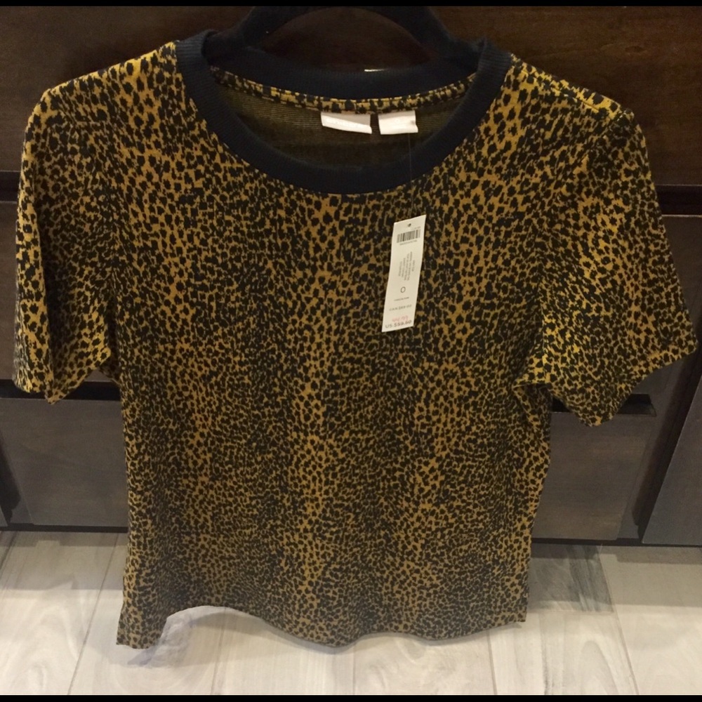 SOLD Chico’s Animal Jacquard Tee - NWT